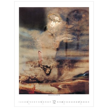 Salvador Dali Kalendarz Ścienny 2026 Duży Format 42x56 cm Sztuka