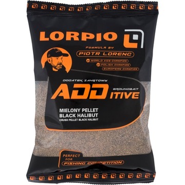 LORPIO CRUSH PELLET BLACK HALIBUT 700gr NEW