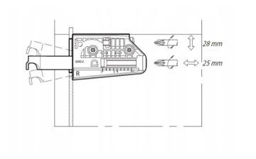 Подвеска Camar 806, белый, для верхних шкафов