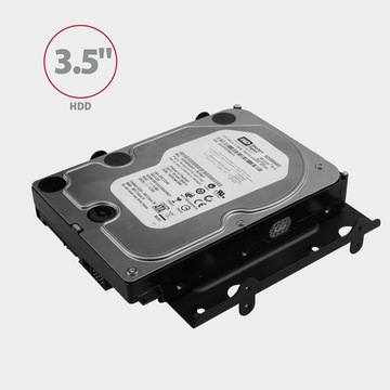 Рамка для установки 4x 2,5 HDD/SSD (2x2,5 3,5) в 5,25