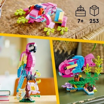 LEGO Creator 3in1 31144 Экзотический розовый попугай