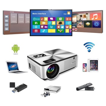 HD LED ПРОЕКТОР 3500 лм 3D WIFI ANDROID