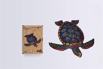 Puzzle drewniane Długowieczny żółw