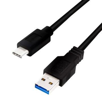 Kabel USB 3.2 C - USB A szybki 5Gb/s mocny 3A 1,5m