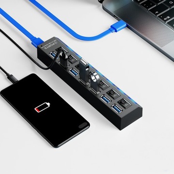 HUB USB HUB Distroller 7 Ports USB -переключатель