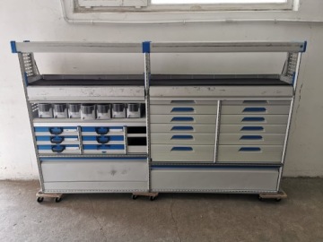 Стойка для автосервиса, оборудование для СТО, SORTIMO DRAWERS