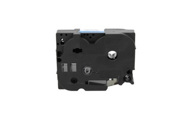 Сменный скотч для Brother TZE-541 18мм синий/черный