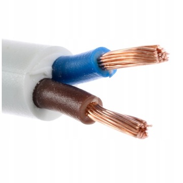Kabel okrągły elektryczny giętki OMY 2x0,75 25m