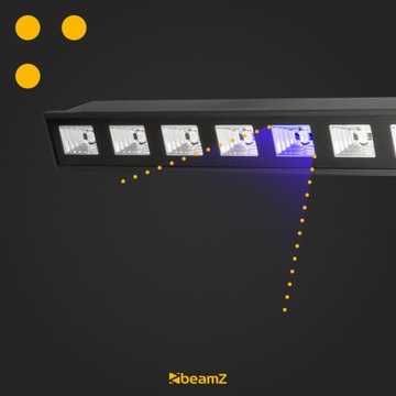 Лента ультрафиолетовая 8х 3Вт LED 30Вт 40см