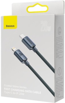 КАБЕЛЬ БЫСТРОЙ ЗАРЯДКИ Baseus USB-C для iPhone Lightning PD КАБЕЛЬ 20 Вт, 2 м