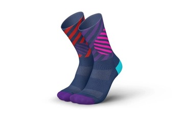 Incylence Skarpety do Biegania Running Globes purple/red Rozmiar 43-46