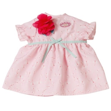 BABY ANNABELL UBRANKO DLA LALKI SUKIENKA STYLOWA MODOWA Z KWIATEM RÓŻOWA