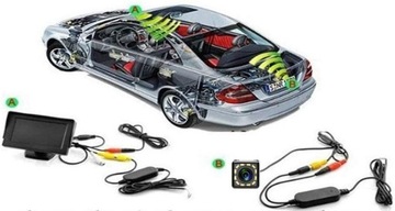 Беспроводной модуль камеры заднего вида WIFI RCA 12V RCA камера