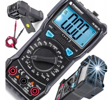 Multimetr CYFROWY Elektryczny Miernik Prądu LCD