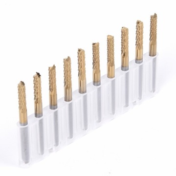 10 sztuk pojedyncze flet CNC frez spirali frez trz