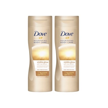 ZESTAW 2X DOVE NOURISHING BODY CARE INVISIBLE GLOW BALSAM OPALIZUJĄCY 400ML