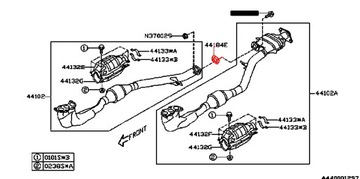 Прокладка нижнего выпускного коллектора Impreza GT/WRX/STI Forester S Turbo XT