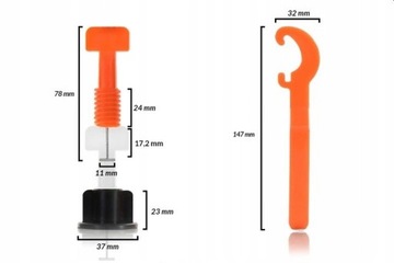 System Wspierający Poziomowanie Płytek Kafli 55x