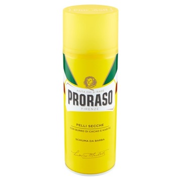 Proraso Pianka do Golenia Odżywcza z Masłem Shea i Kakao linia żółta 400 ml
