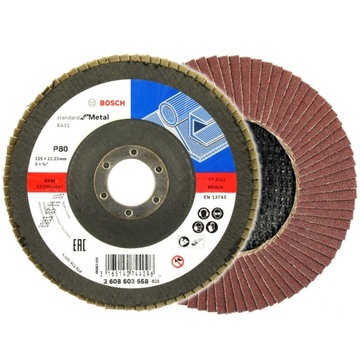 BOSCH TARCZA LISTKOWA 125mm GR.80 DO METALU