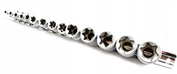 НАБОР ТОРЦЕВЫХ КЛЮЧЕЙ TORX 14 шт. 1/4-1/2'