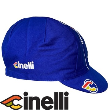 Велосипедная кепка CINELLI для шлема SUPERCORSA BLUE