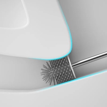 СИЛИКОНОВАЯ ЩЕТКА 2в1 ДЛЯ ТУАЛЕТА