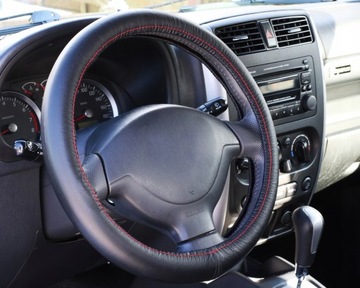 NAKŁADKA NA KIEROWNICE SKÓRA NATURALNA do Ford Fiesta 5 6 7 Focus 2 3