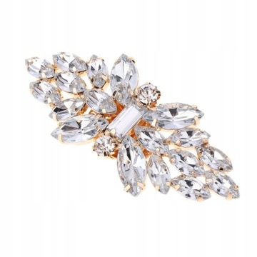 2 съемных пряжки для обуви со стразами