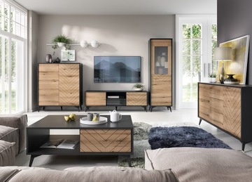 KOMPLET MEBLOŚCIANKA BOHO I - SYSTEMOWE MODERN