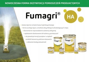 FUMAGRI HA 1250m3 dezynfekcja wylęgarni