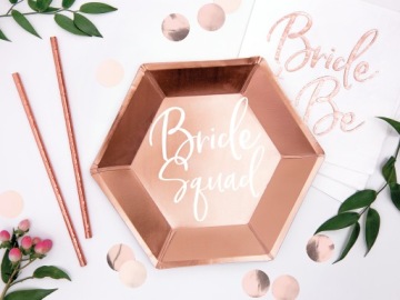 Гостевой набор ROSE GOLD TABLES SERIES CUPS STRAWS 64pcs
