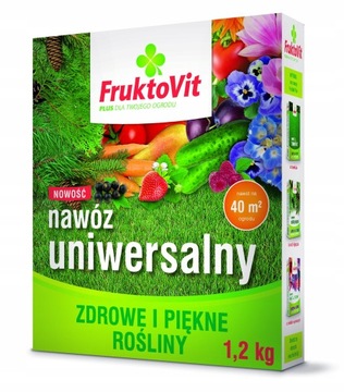 NAWÓZ FRUKTOVIT PLUS UNIWERSALNY 1,2kg na 40 m²