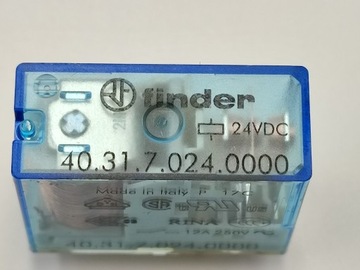 Электромагнитное реле 24В постоянного тока 10А/250В переменного тока FINDER 40.31.7.024.0000