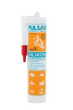 SILIKON WYSOKOTEMPERATUROWY PULSAR CZERWONY +360°C 300 ml