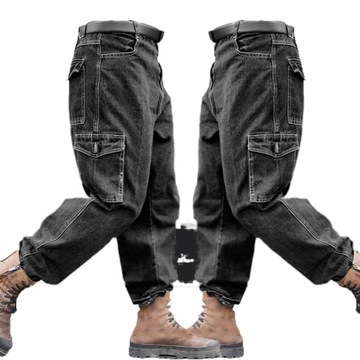 SPODNIE robocze JEANS ELASTYCZNE Trwałe MOCNE