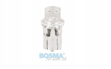 BOSMA 12V 1*LED STANDARD T10 ЗЕЛЕНАЯ ШИРОКАЯ VI лампа