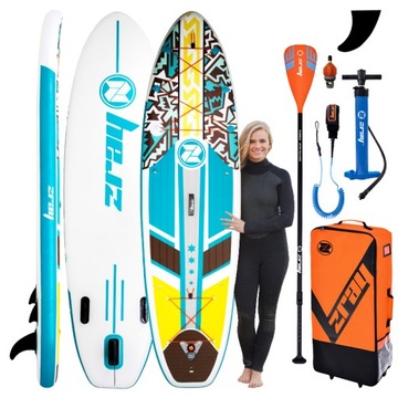 DESKA SUP RUSH DO PŁYWANIA STAND UP PADDLE DMUCHANA POMPOWANA 305CM ZESTAW