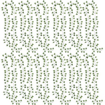 Sztuczny bluszcz Girlanda 25,2m zielona na Balkon Ścianę Dekoracja