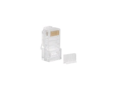 РАЗЪЕМ 100X РАЗЪЕМ RJ45 РАЗЪЕМ 8P8C UTP КАТ.6 С НАПРАВЛЯЮЩЕЙ LANBERG