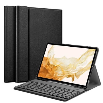 ETUI CASE POKROWIEC Z KLAWIATURĄ DO SAMSUNG GALAXY TAB S8 11 CZARNE
