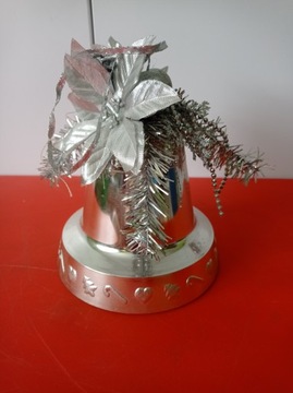 Рождественское украшение, серебряный подвесной колокольчик