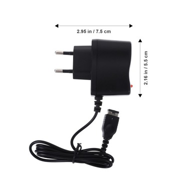 ДОРОЖНОЕ ЗАРЯДНОЕ УСТРОЙСТВО ДЛЯ GAMEBOY ADVANCE SP С ВИЛКОЙ EU (ЧЕРНЫЙ)