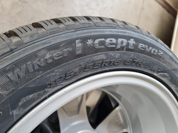 4x Koła Aluminiowe Corsa D E 6x16 5x110 195/55R16 Hankook Winter evo2