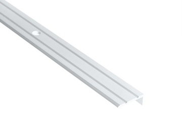 Profil schodowy kątownik progowy Cezar srebrny 1m 25x10mm LSW10