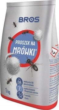 Proszek Na Mrówki BROS 1 kg Środek ZAPAS Na M