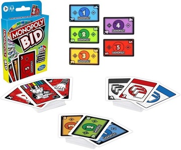 RODZINNA GRA KARCIANA MONOPOLY BID HASBRO 9982