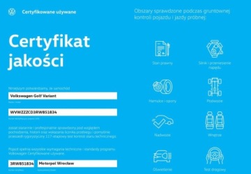 Volkswagen Golf VIII Variant 1.5 eTSI 150KM 2024 Volkswagen Golf Variant Pakiety, samochod jak nowy, ACC, ergoActive z mas, zdjęcie 4