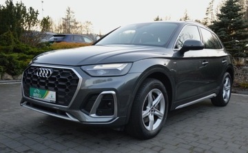 Audi Q5 II SUV Facelifting 2.0 35 TDI 163KM 2021 Audi Q5 2,0 TDI S-LINE Full led Nawigacja Kamera serwisowany 2.0 Diesel, zdjęcie 1