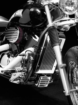 OSŁONA CHŁODNICY YAMAHA XVS 1300 MIDNIGHT STAR HIT